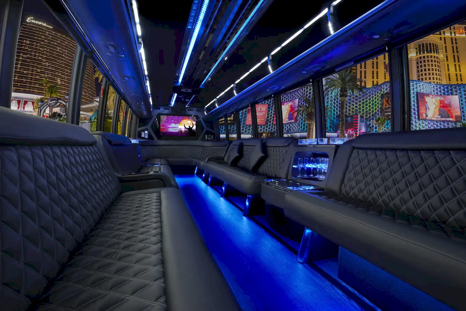 Luxury Party Bus Interior